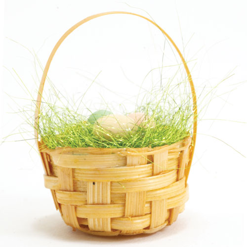 Easter Basket with Eggs